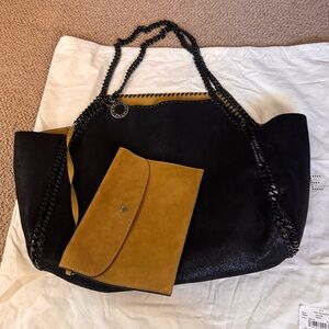 Stella McCartney reversible large Falabella chain tote